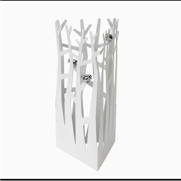 COPY - Umbra Canopy White Metal jewellery stand/display 3 chrome birds! - Picture 10 of 10